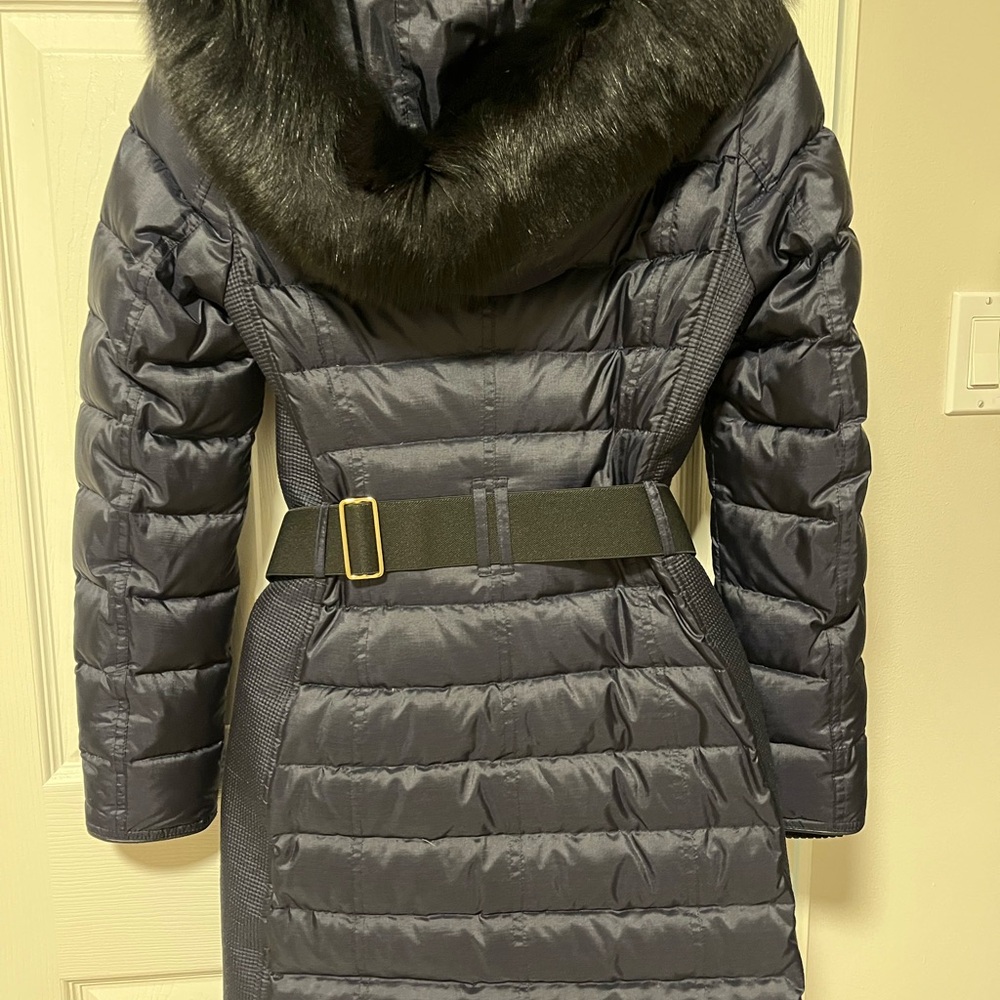 Burberry Beige and Gold Chain Accent